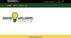 Desktop Screenshot of davidwilliamselectric.com